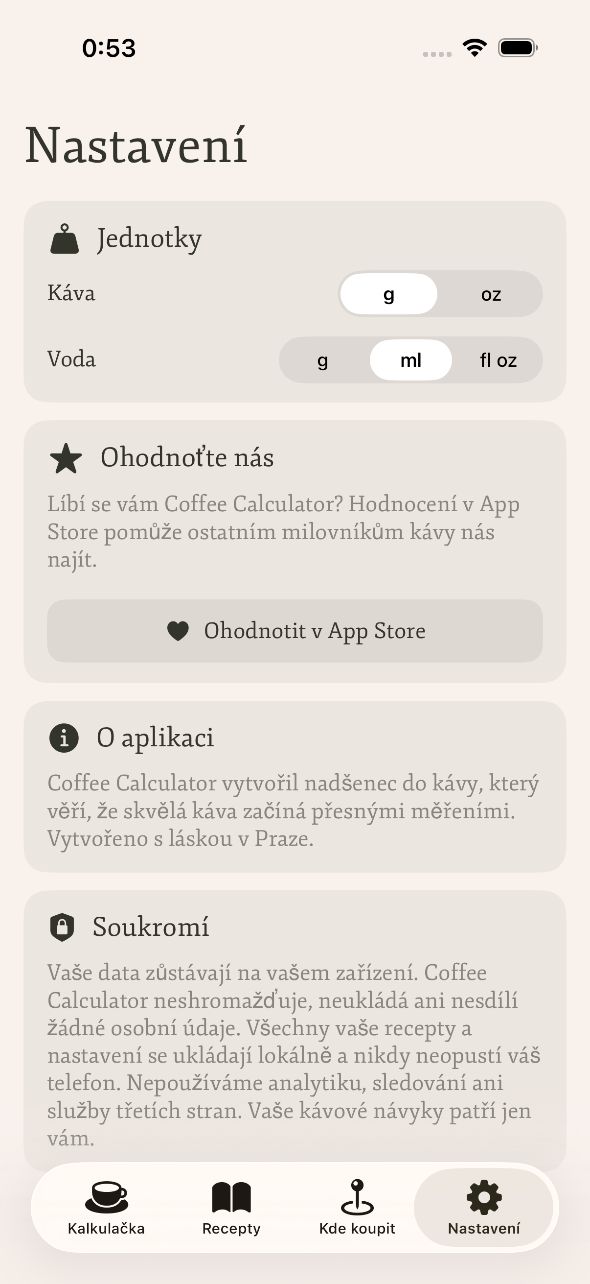 Coffee Calculator screenshot 3